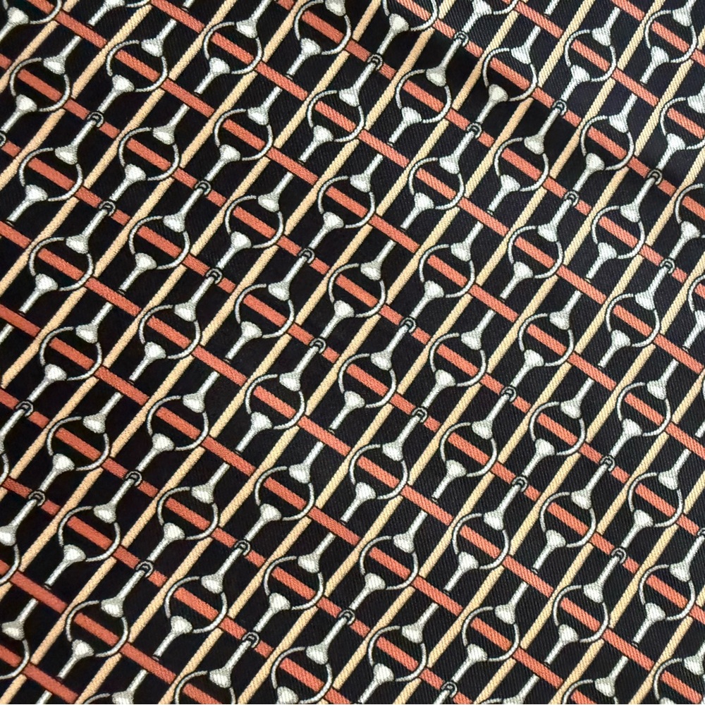 Geometric Patterned V Neck With Ties Pullover - image 3